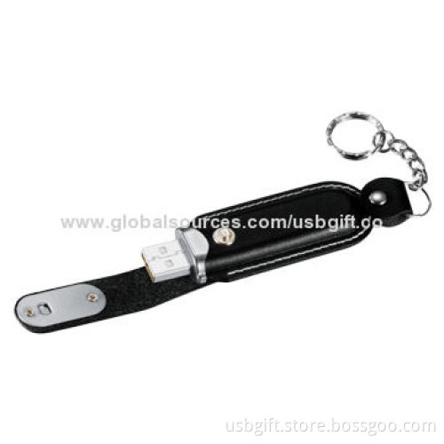 USB Disk, Leather material, 4GB